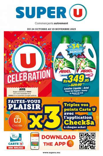 Catalogue Super U - 24/10/2023 - 19/11/2023.