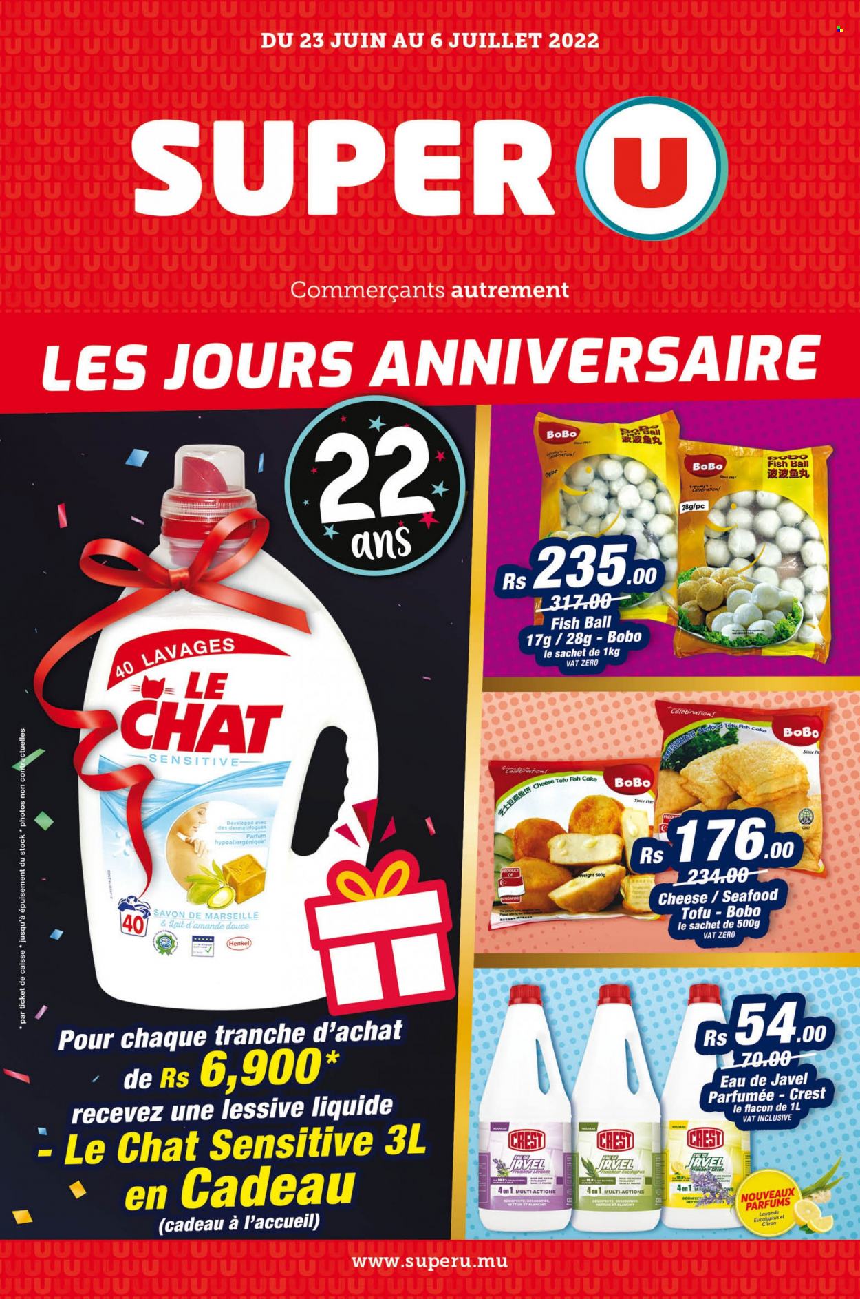 Super U catalogue - 23.06.2022 - 6.07.2022. Page 1