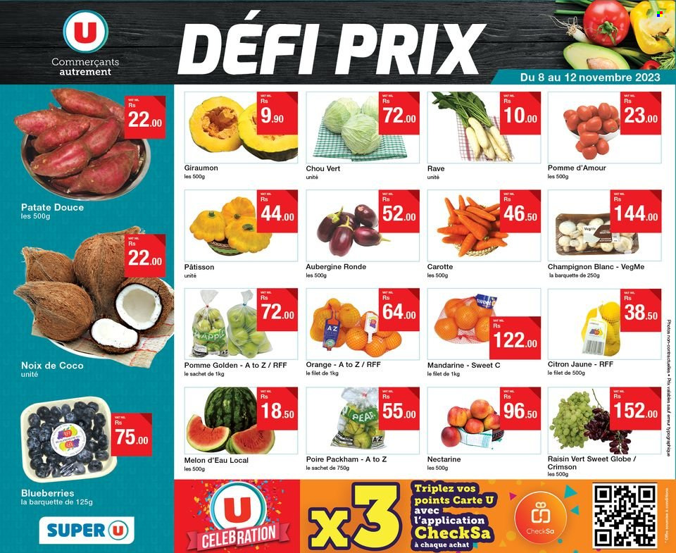 Super U catalogue - 8.11.2023 - 12.11.2023. Page 1