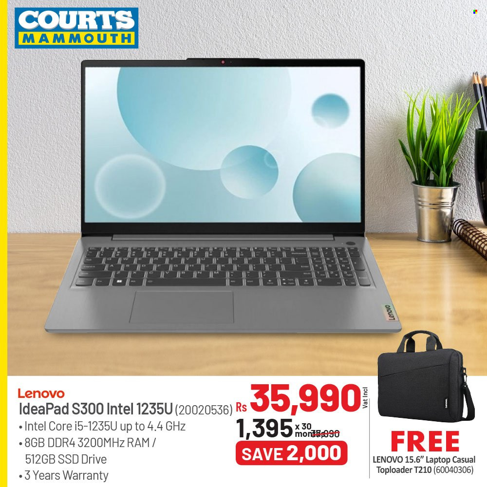 Courts Mammouth catalogue. Page 4