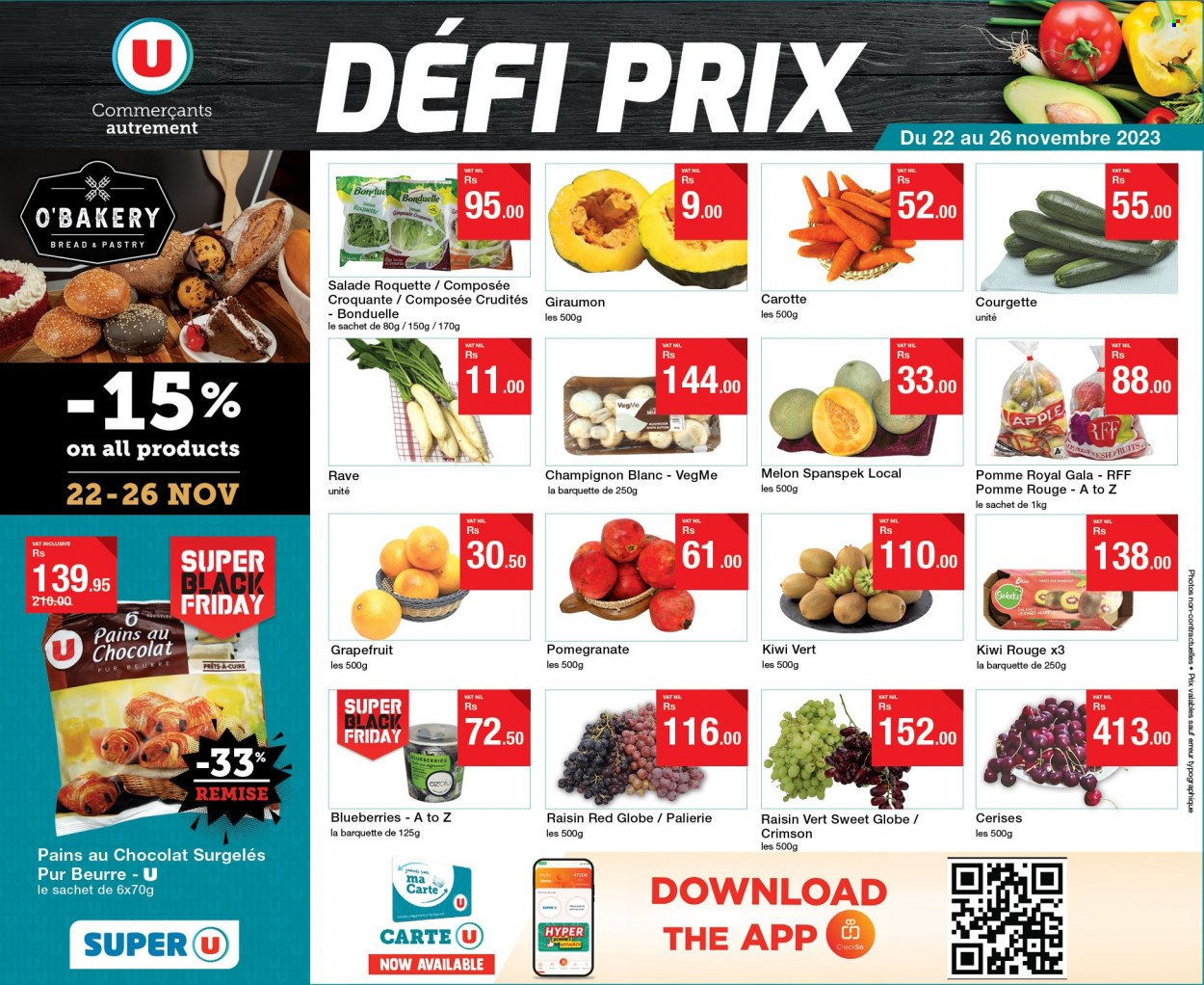 Super U catalogue - 22.11.2023 - 26.11.2023. Page 1