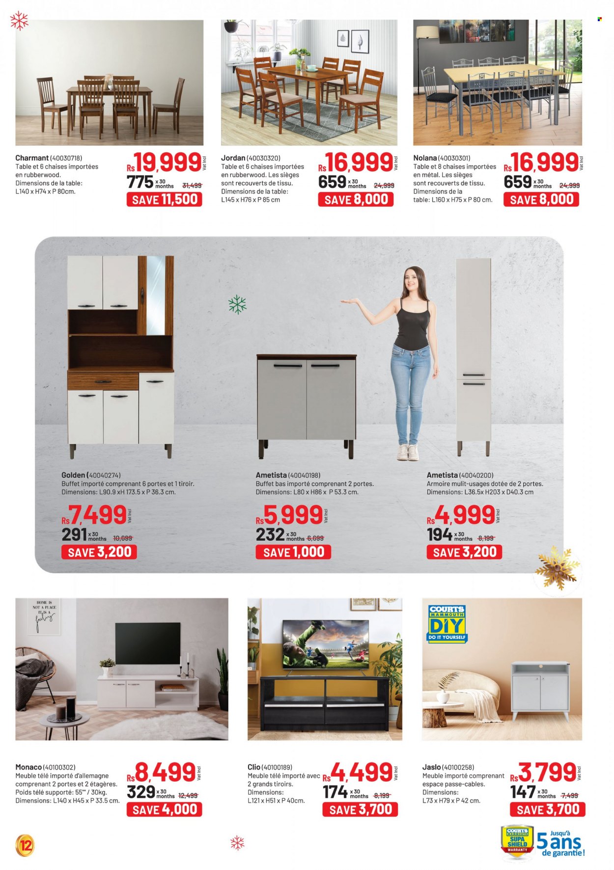 Courts Mammouth catalogue. Page 12