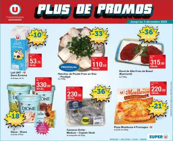 Catalogue Super U - 01/12/2023 - 03/12/2023.