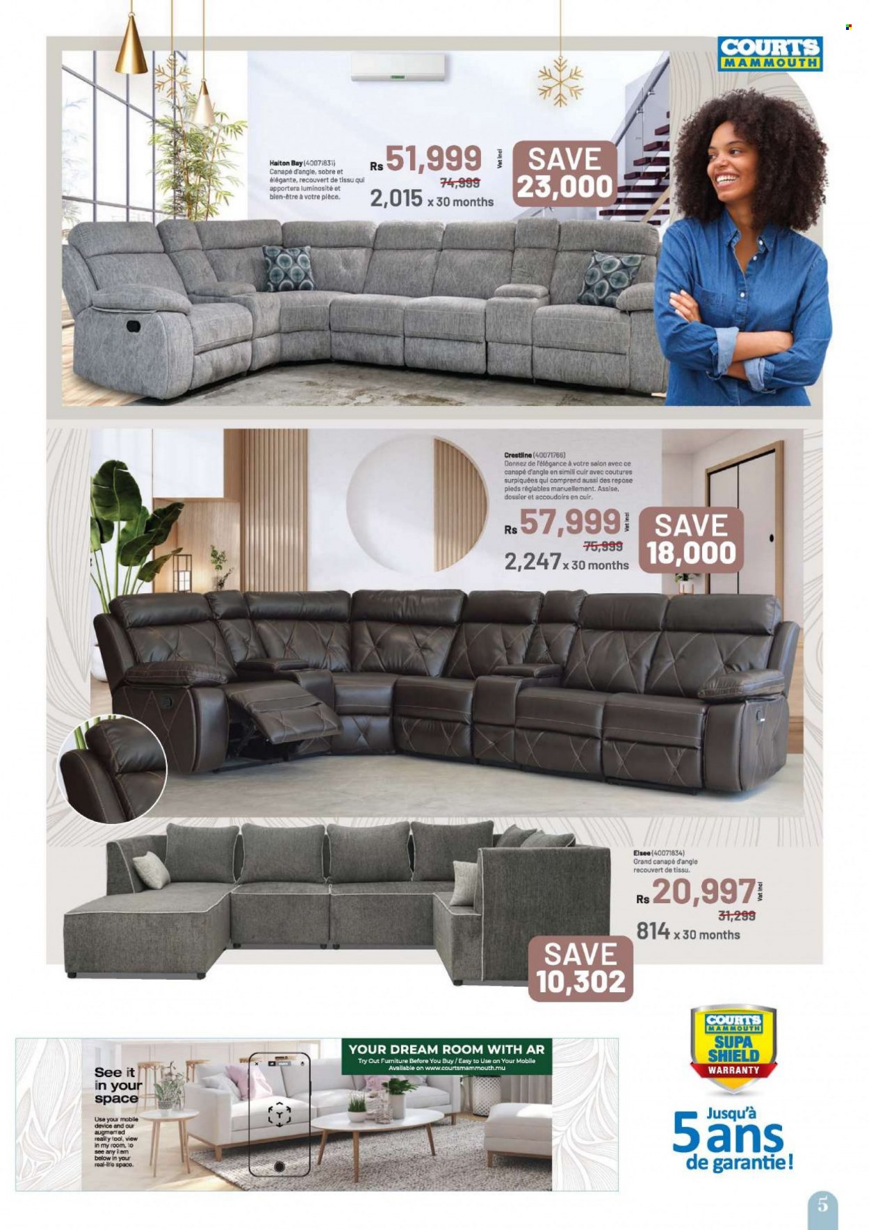 Courts Mammouth catalogue. Page 5