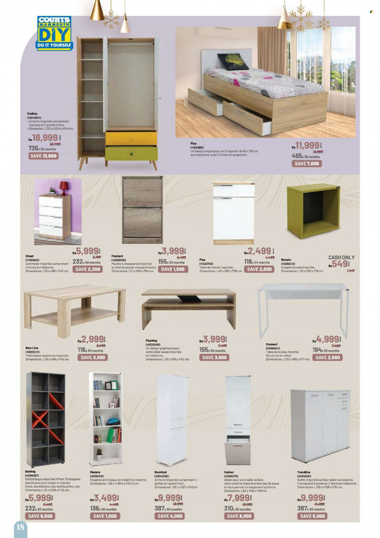 Courts Mammouth catalogue. Page 18