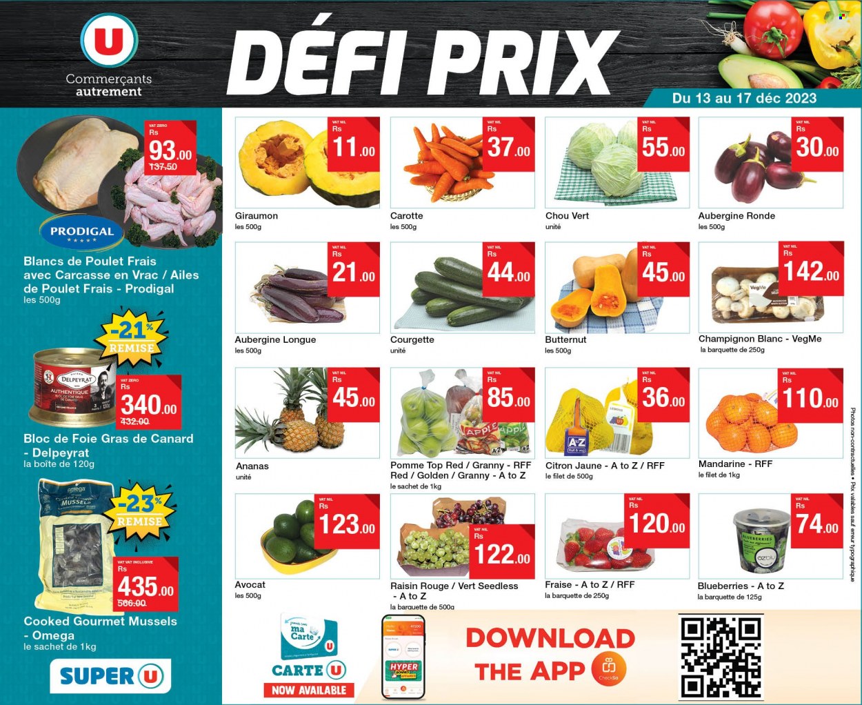Super U catalogue - 13.12.2023 - 17.12.2023. Page 1