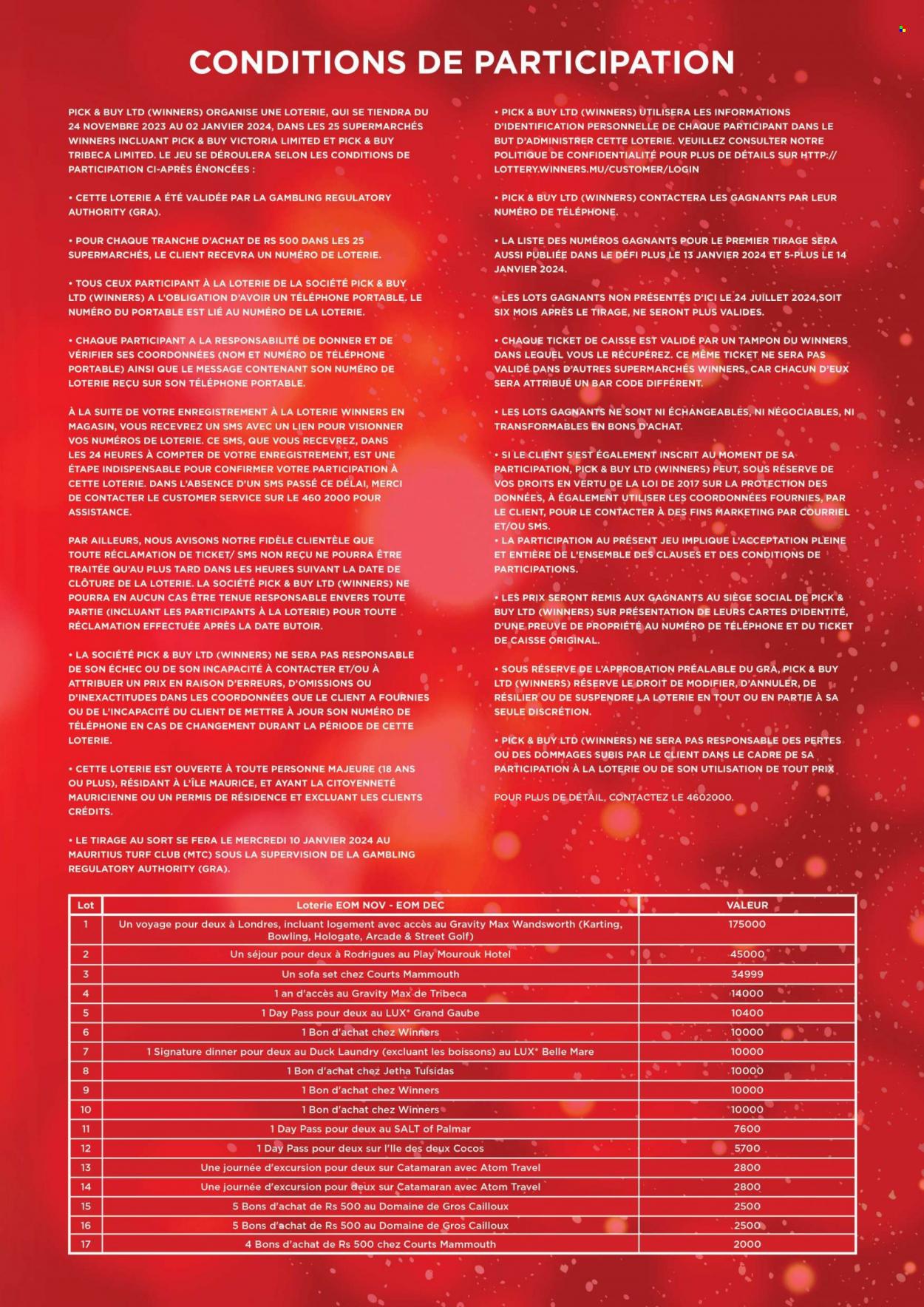 Winners catalogue - 15.12.2023 - 2.01.2024. Page 3