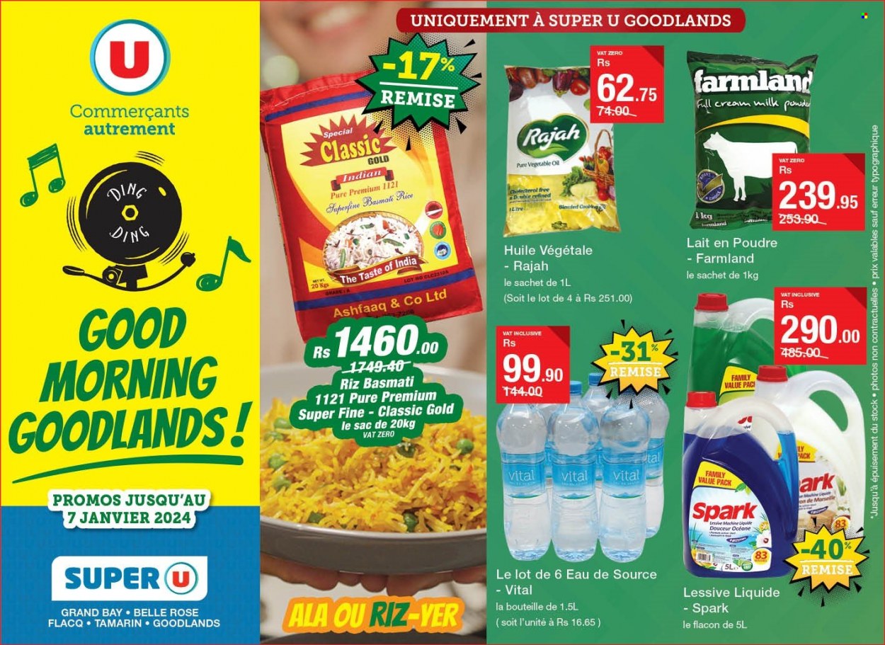 Super U catalogue - 19.12.2023 - 7.01.2024. Page 1