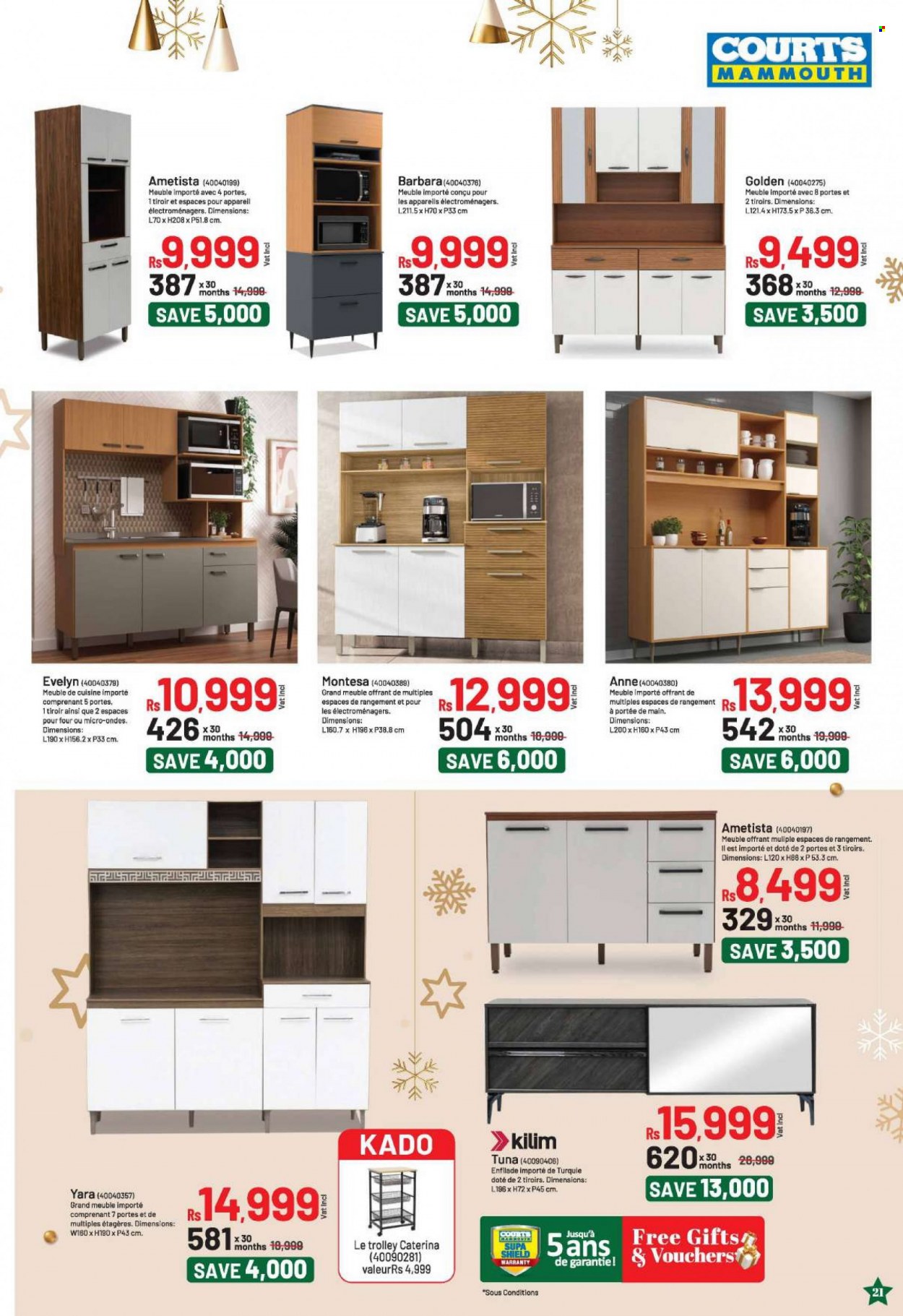Courts Mammouth catalogue. Page 21