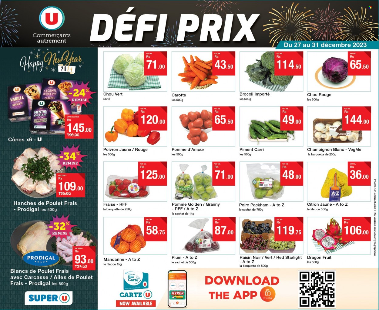 Super U catalogue - 27.12.2023 - 31.12.2023. Page 1