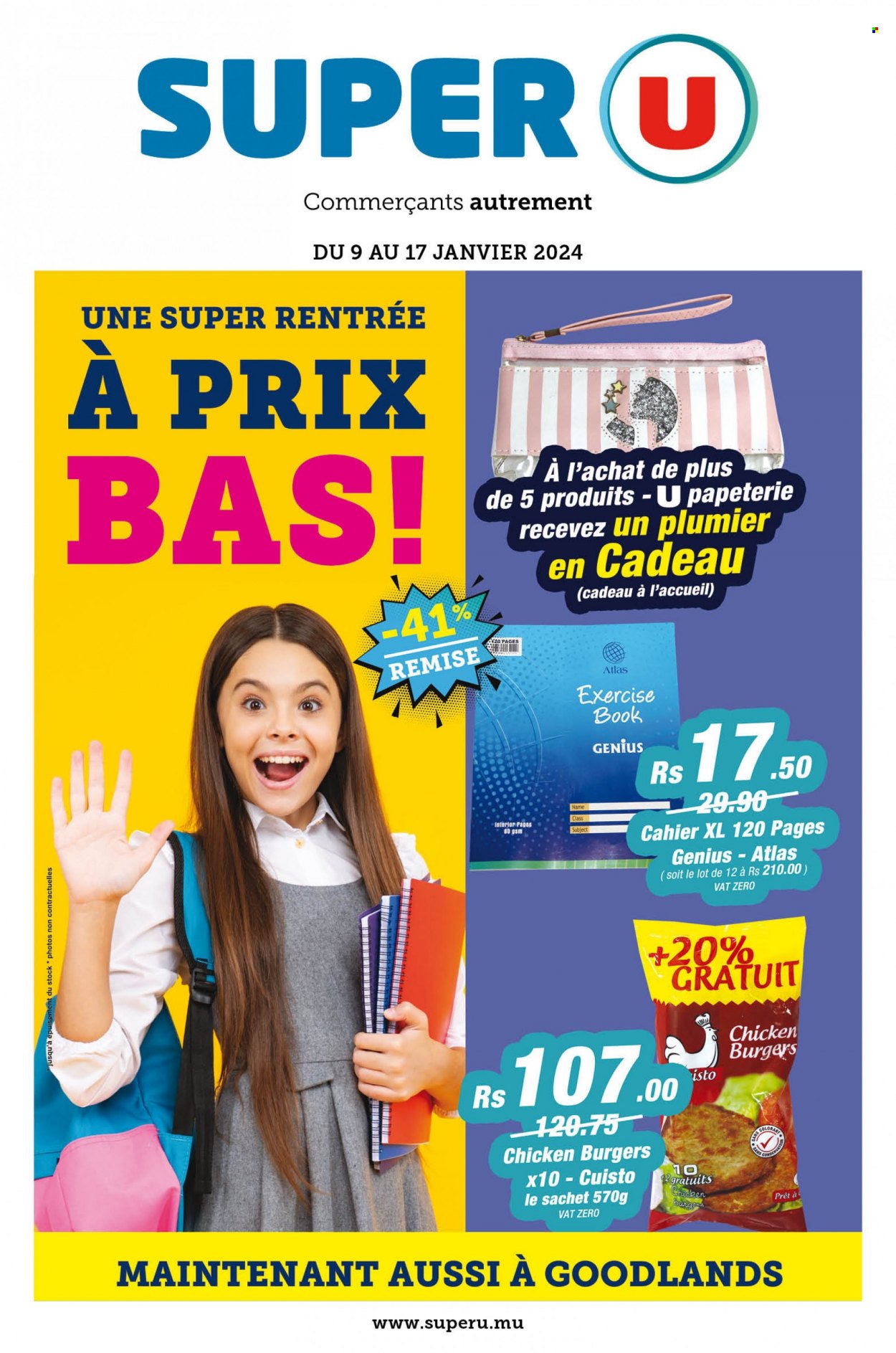 Super U catalogue - 9.01.2024 - 17.01.2024. Page 1