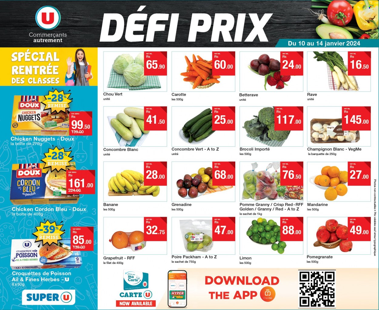 Super U catalogue - 10.01.2024 - 14.01.2024. Page 1