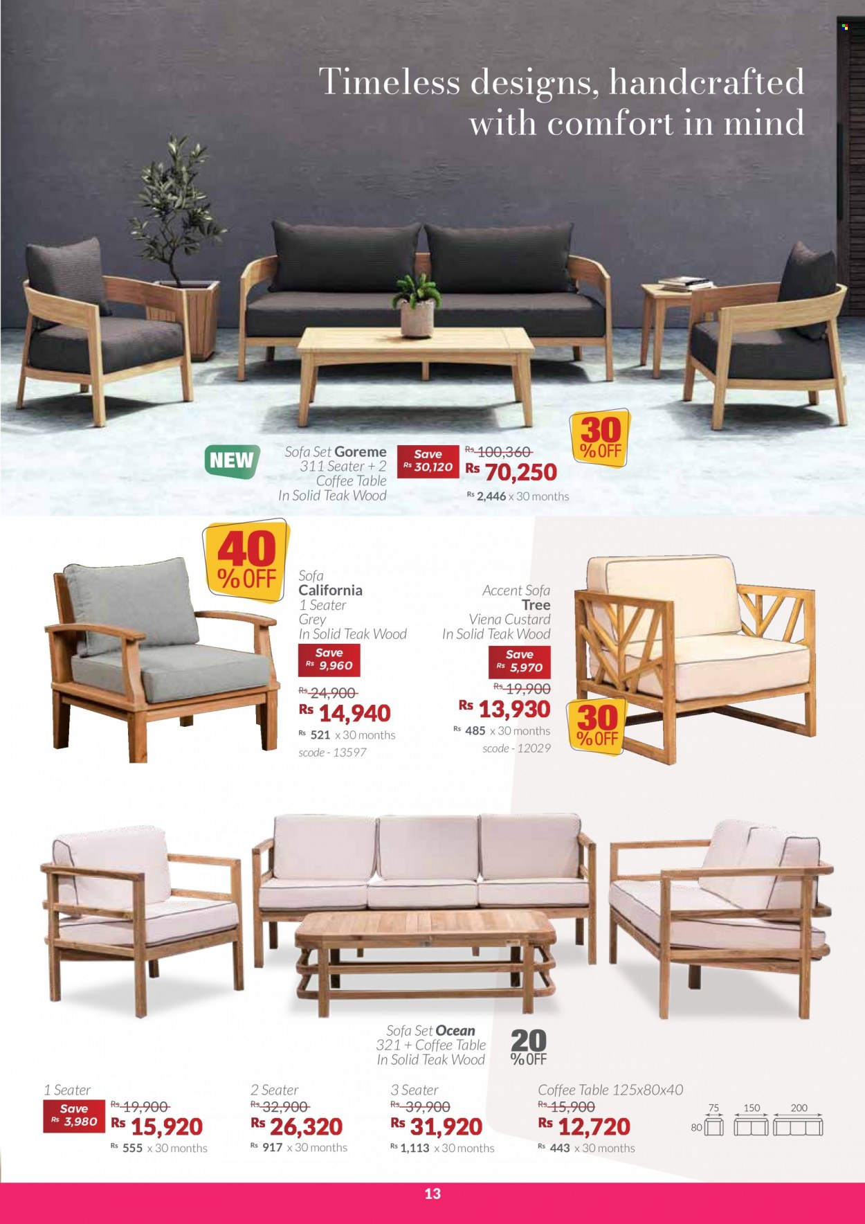Teak World catalogue. Page 13