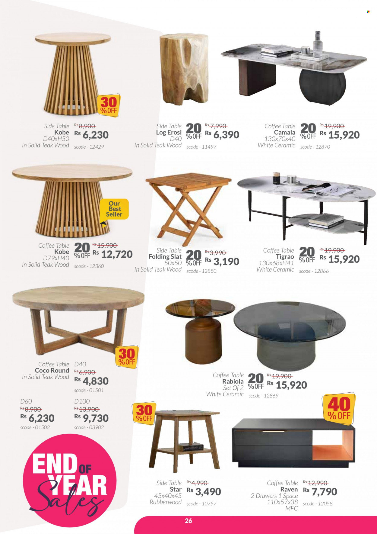 Teak World catalogue. Page 26