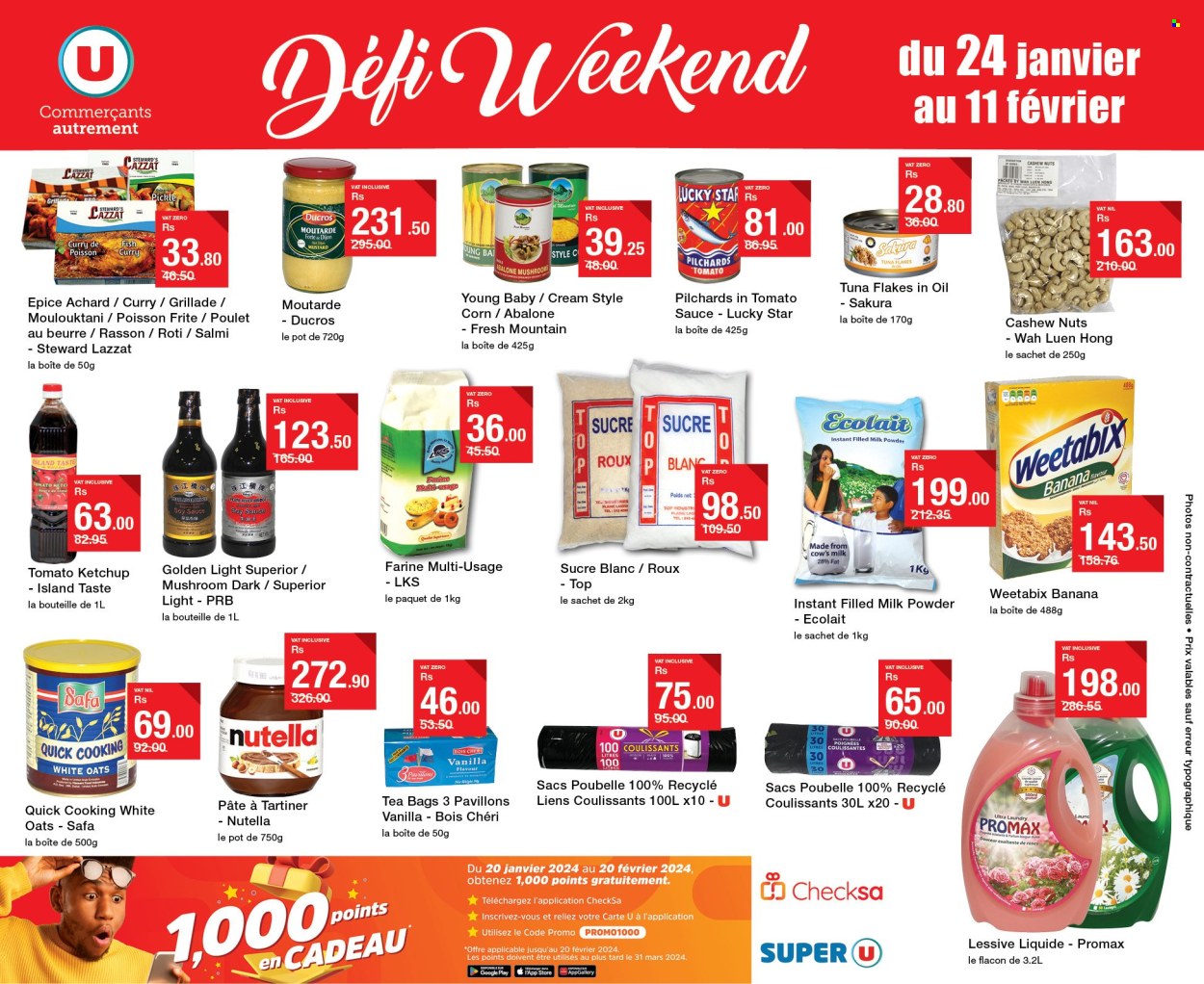 Super U catalogue - 24.01.2024 - 11.02.2024. Page 1