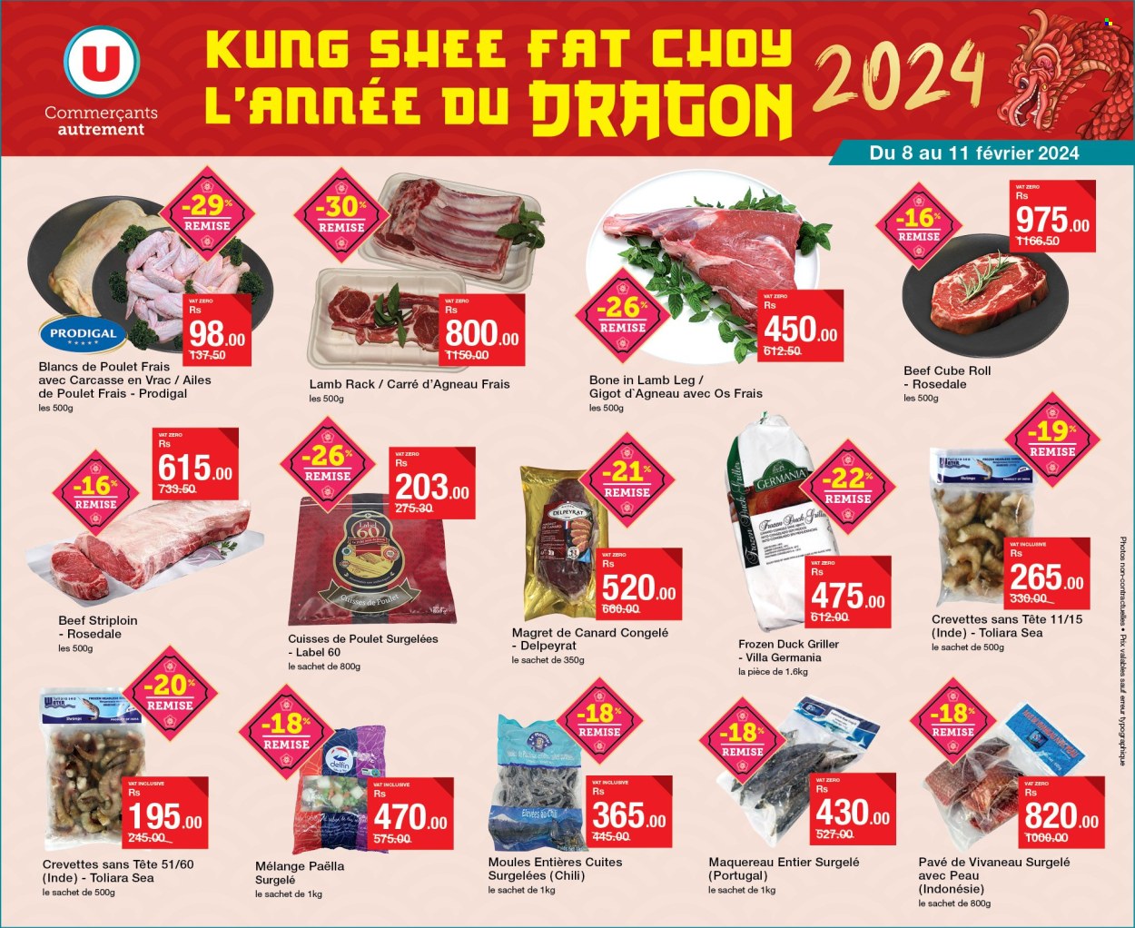 Super U catalogue - 8.02.2024 - 11.02.2024. Page 1