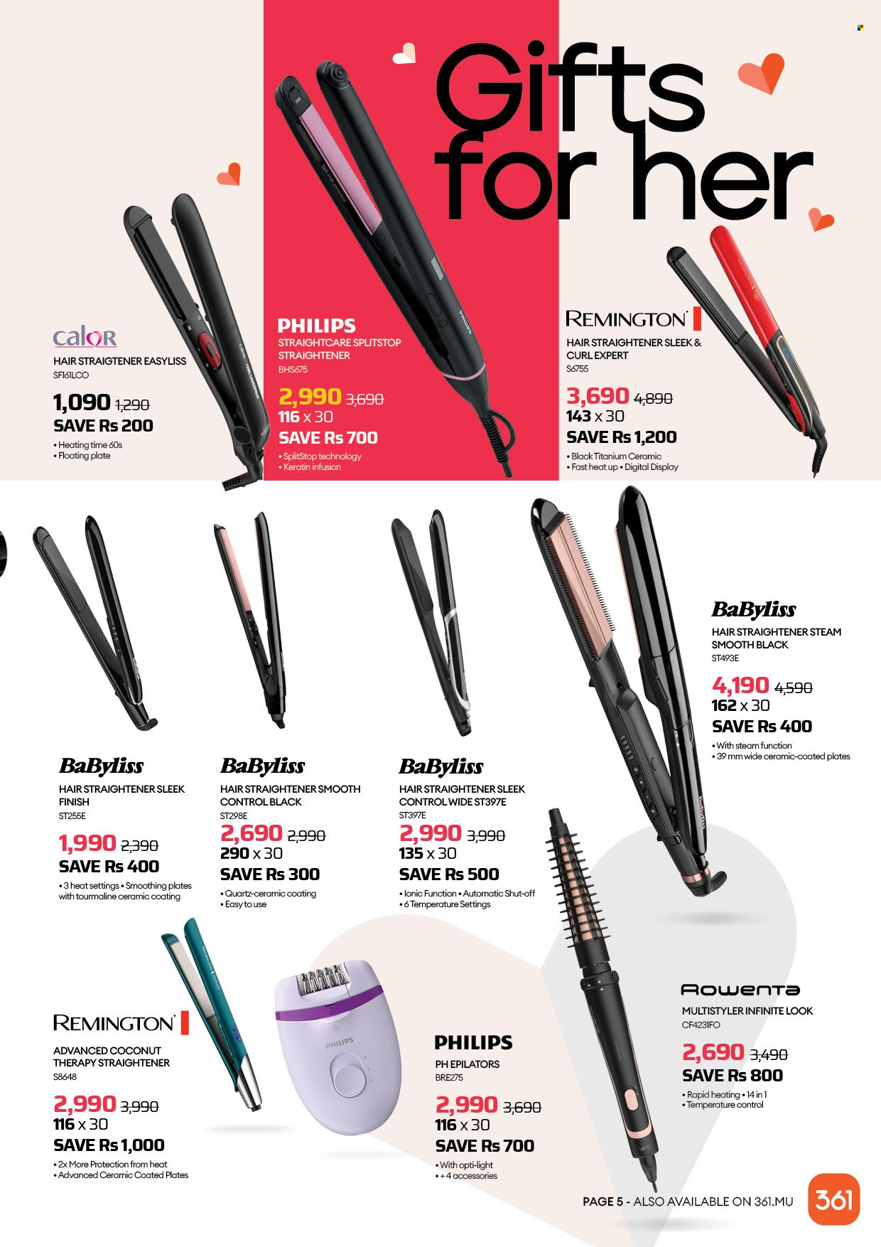 361 catalogue. Page 1