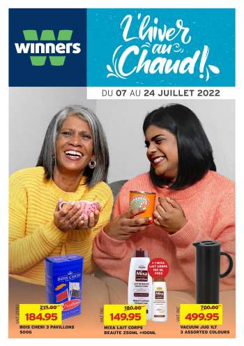 Catalogue Winner's - 07/07/2022 - 24/07/2022.