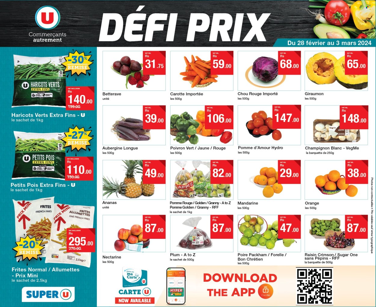 Super U catalogue - 28.02.2024 - 3.03.2024. Page 1