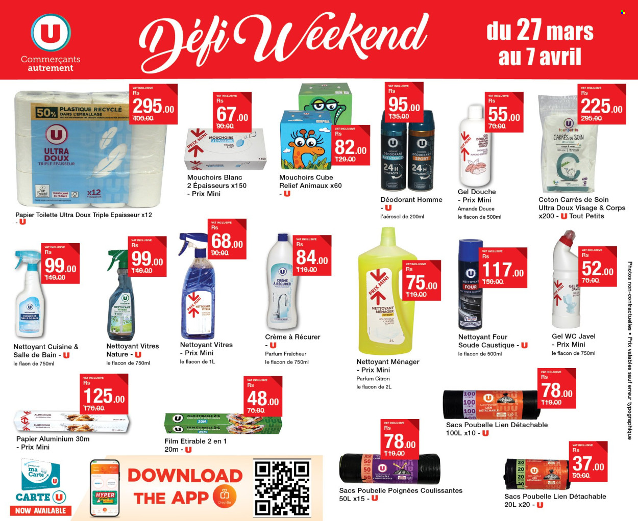Super U catalogue - 27.03.2024 - 7.04.2024. Page 1
