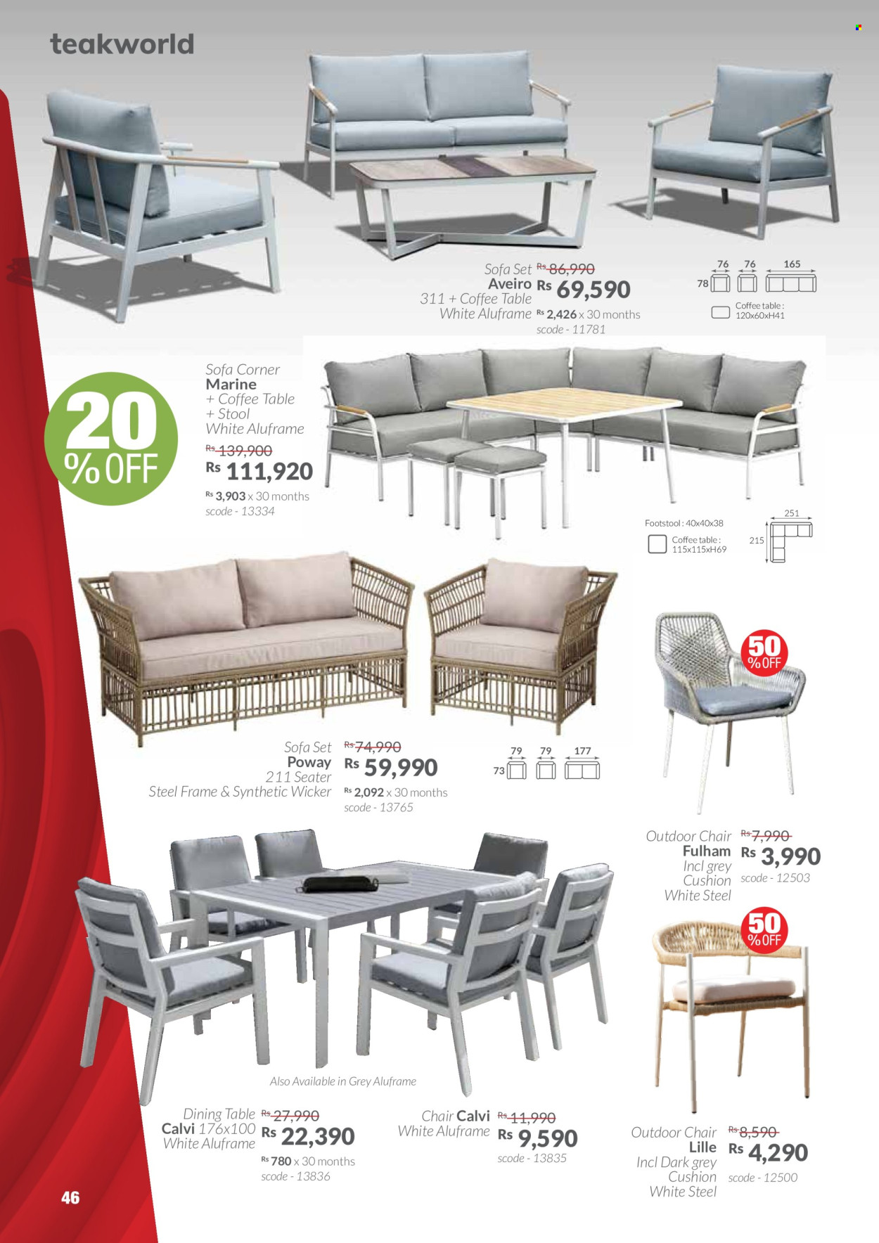 Teak World catalogue - 3.04.2024 - 30.04.2024. Page 46