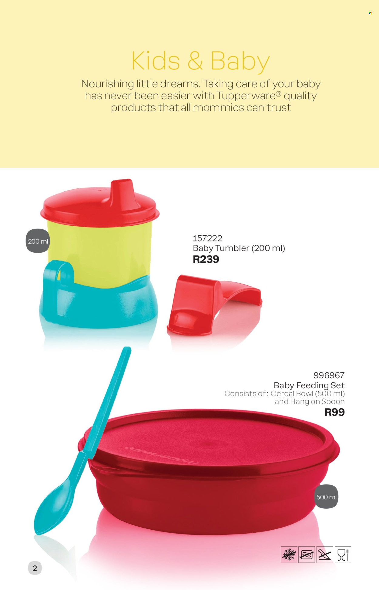 Catalogue Tupperware. Page 1