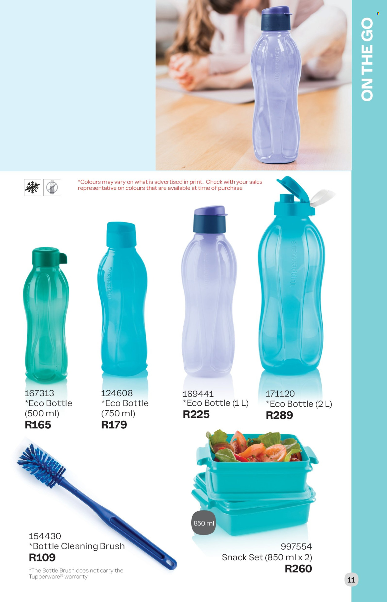 thumbnail - Tupperware Catalogue - Sales products - eco bottle, bottle brush. Page 11.