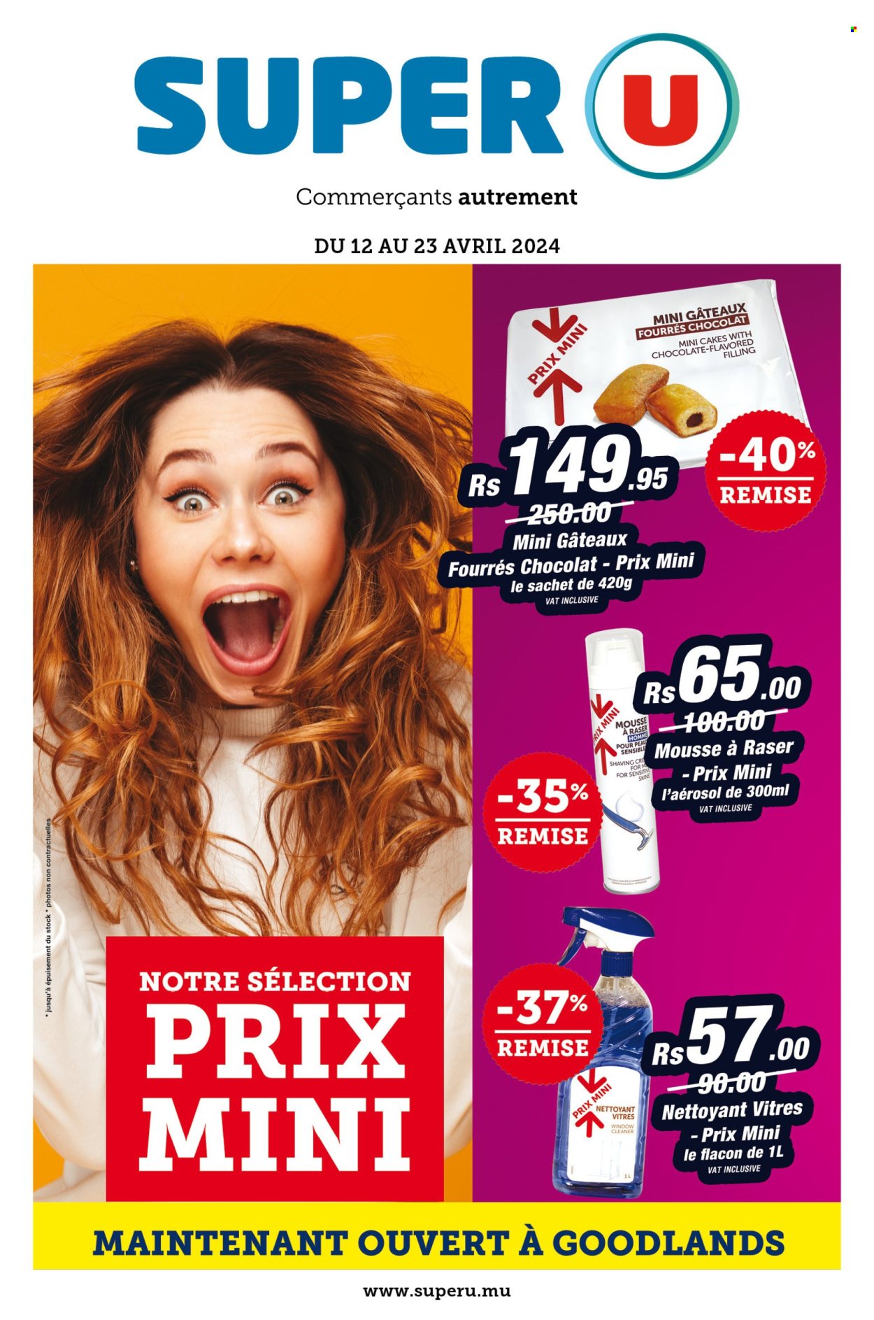 Super U catalogue - 12.04.2024 - 23.04.2024. Page 1