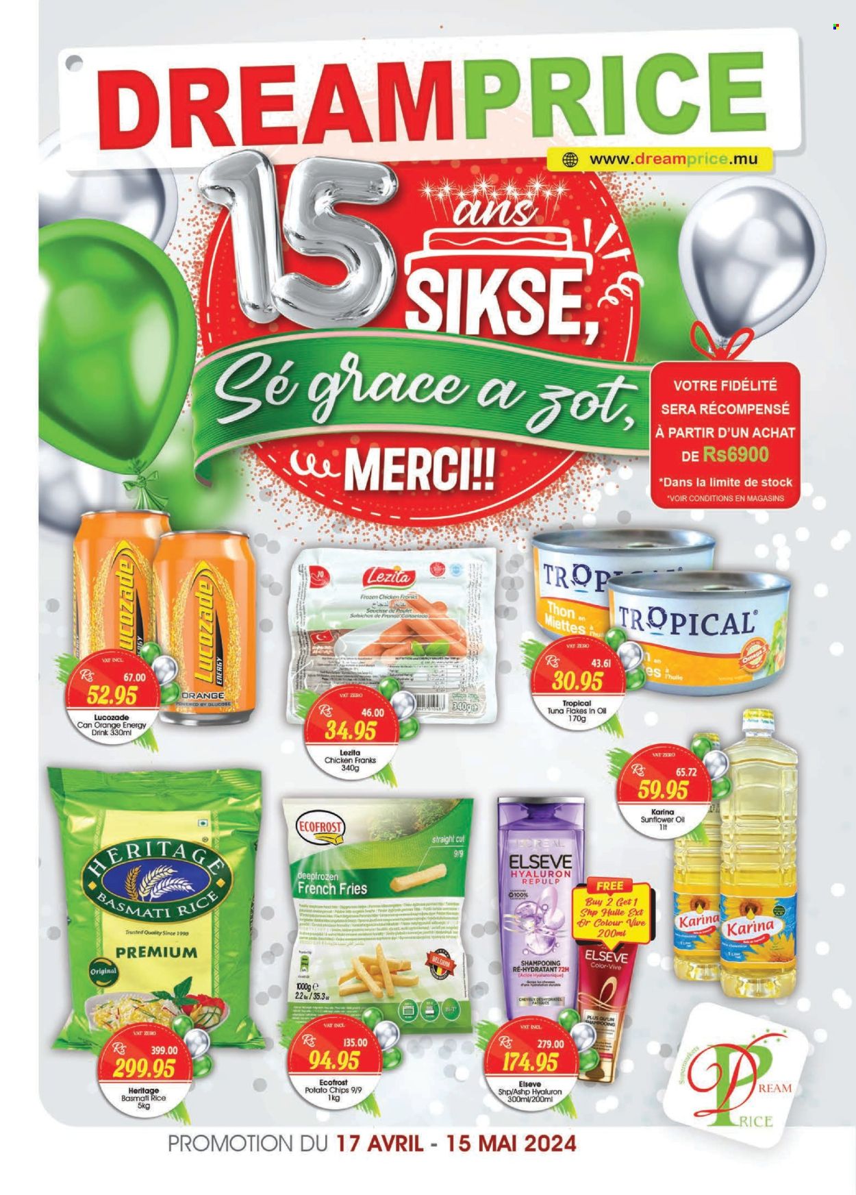 Dreamprice catalogue - 17.04.2024 - 15.05.2024. Page 1