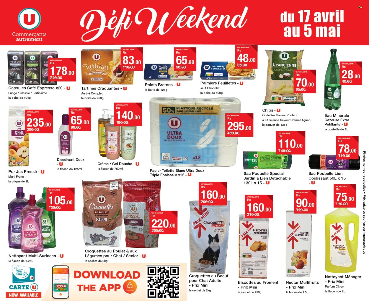 Super U catalogue - 17.04.2024 - 5.05.2024. Page 1