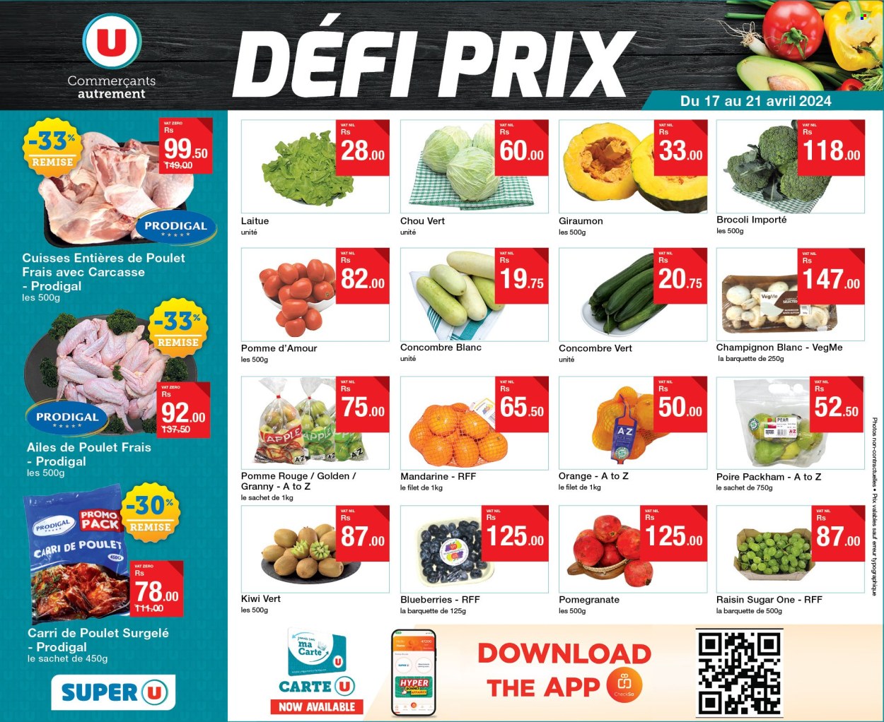 Super U catalogue - 17.04.2024 - 21.04.2024. Page 1