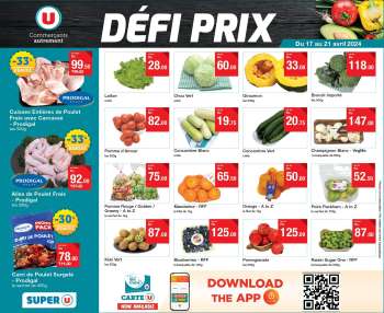 Super U Catalogue - 17.04.2024 - 21.04.2024.