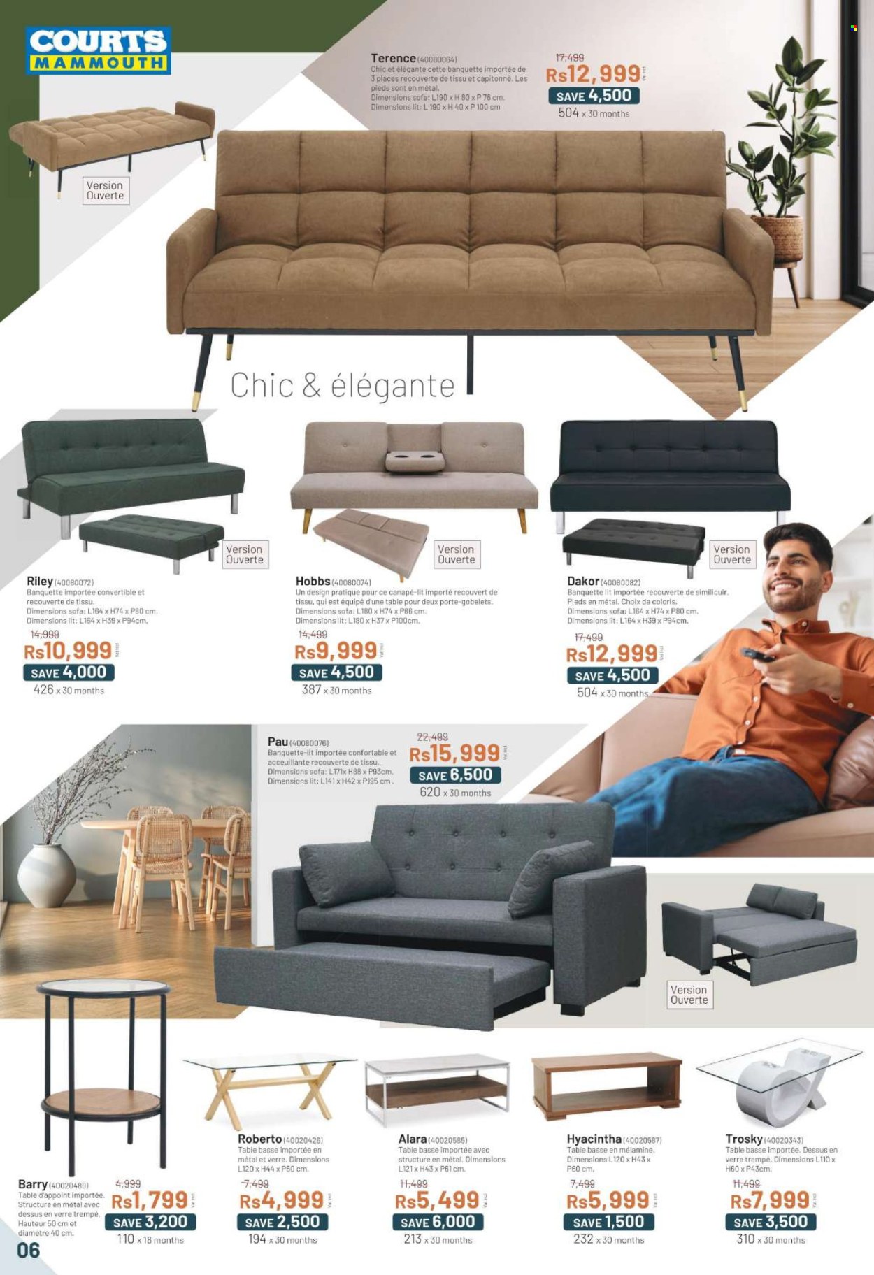 Courts Mammouth catalogue. Page 6