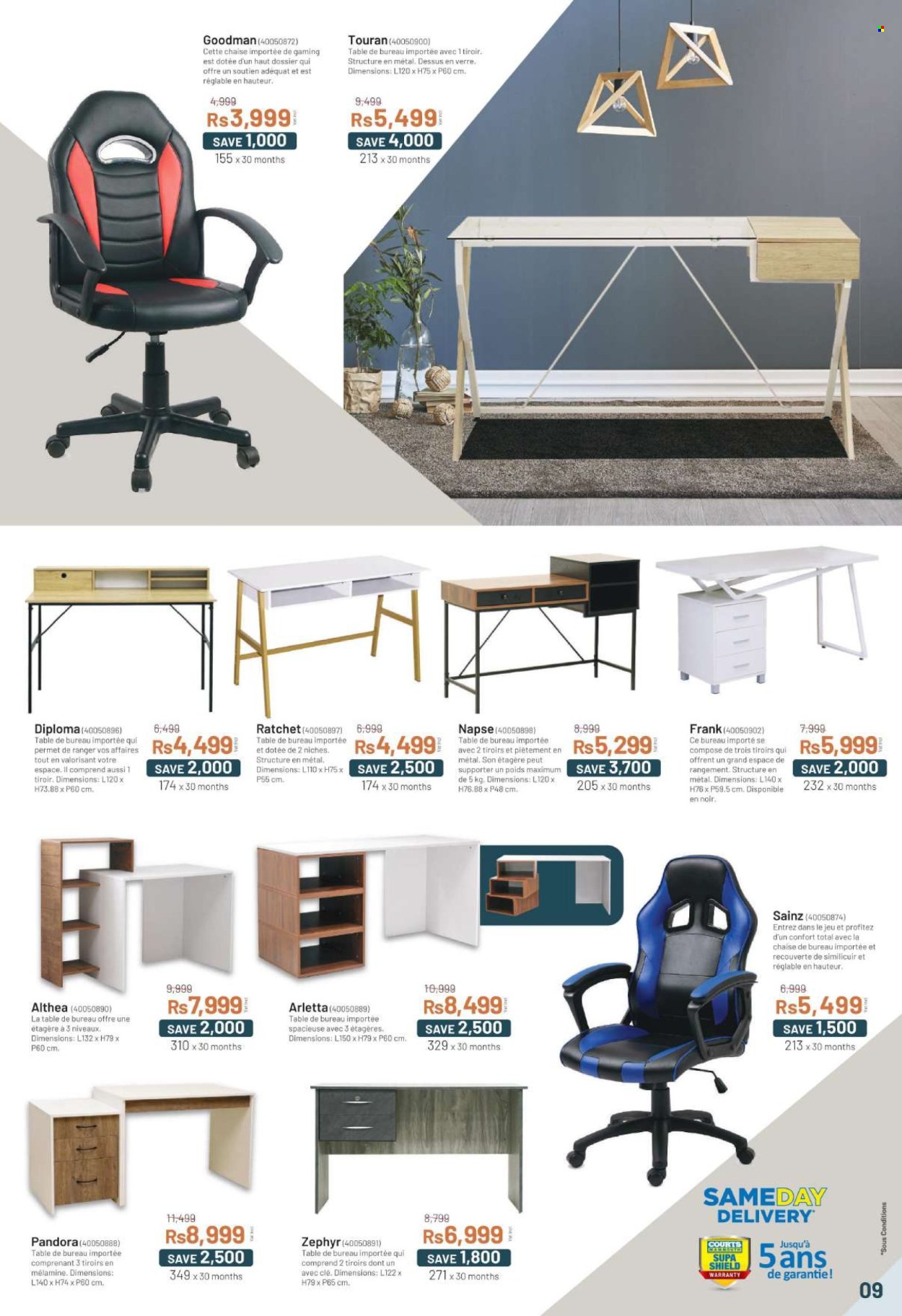 Courts Mammouth catalogue. Page 9