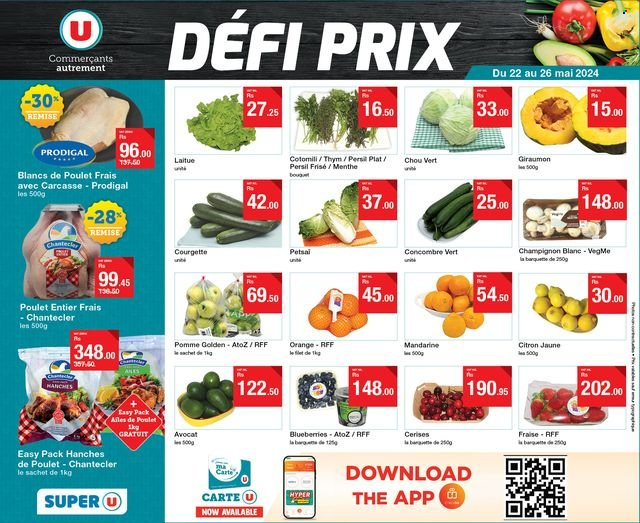Super U catalogue - 22.05.2024 - 26.05.2024. Page 1
