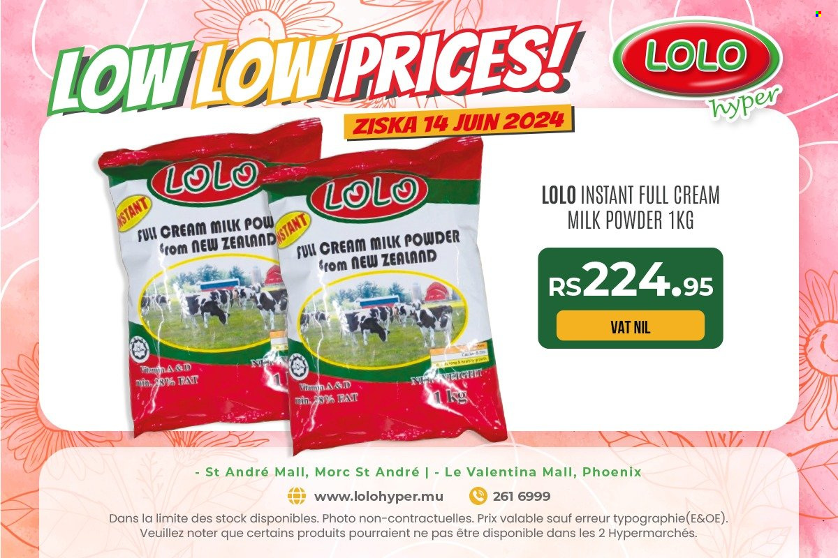 LOLO Hyper catalogue. Page 1