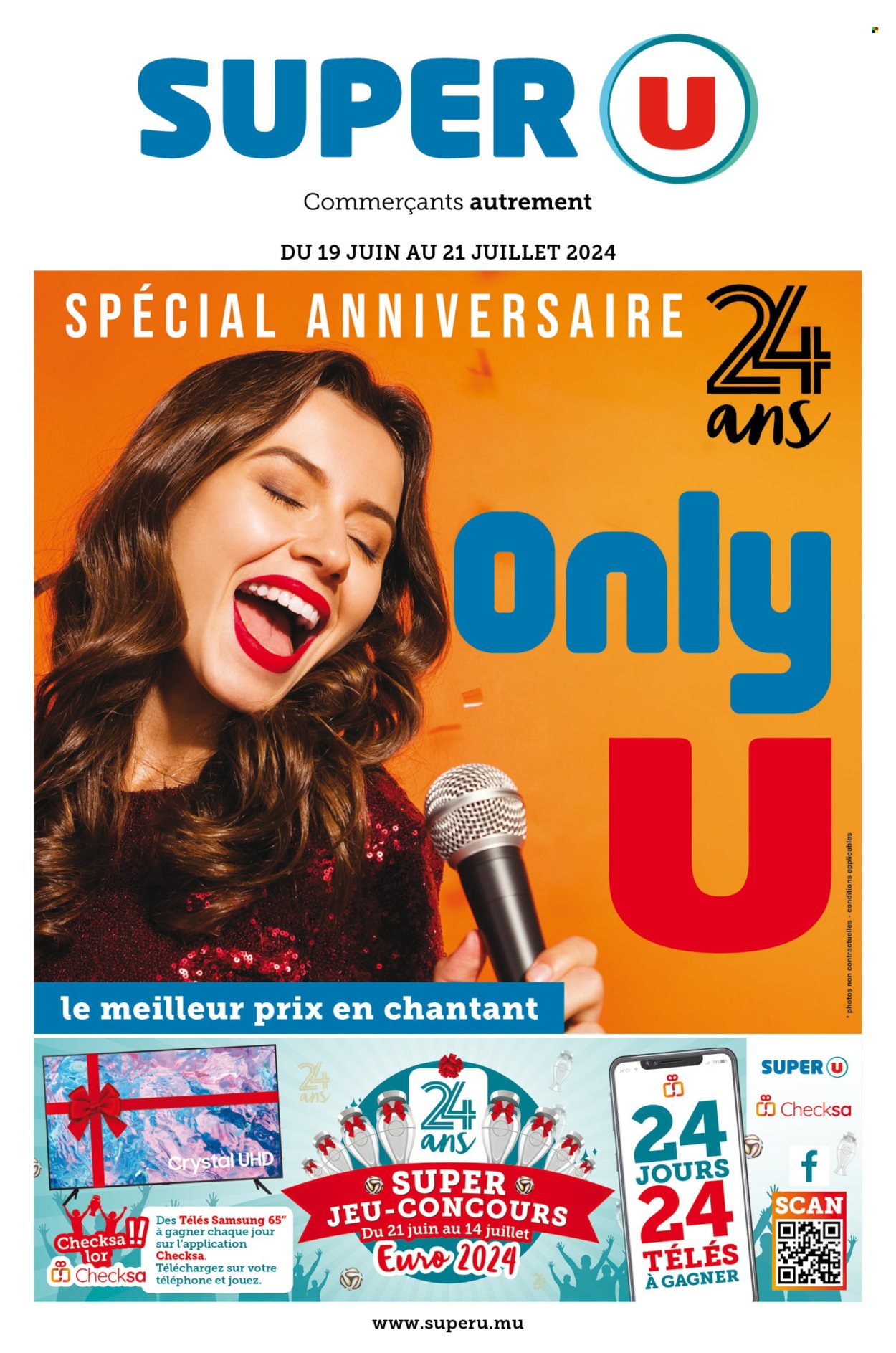 Super U catalogue - 19.06.2024 - 21.07.2024. Page 1