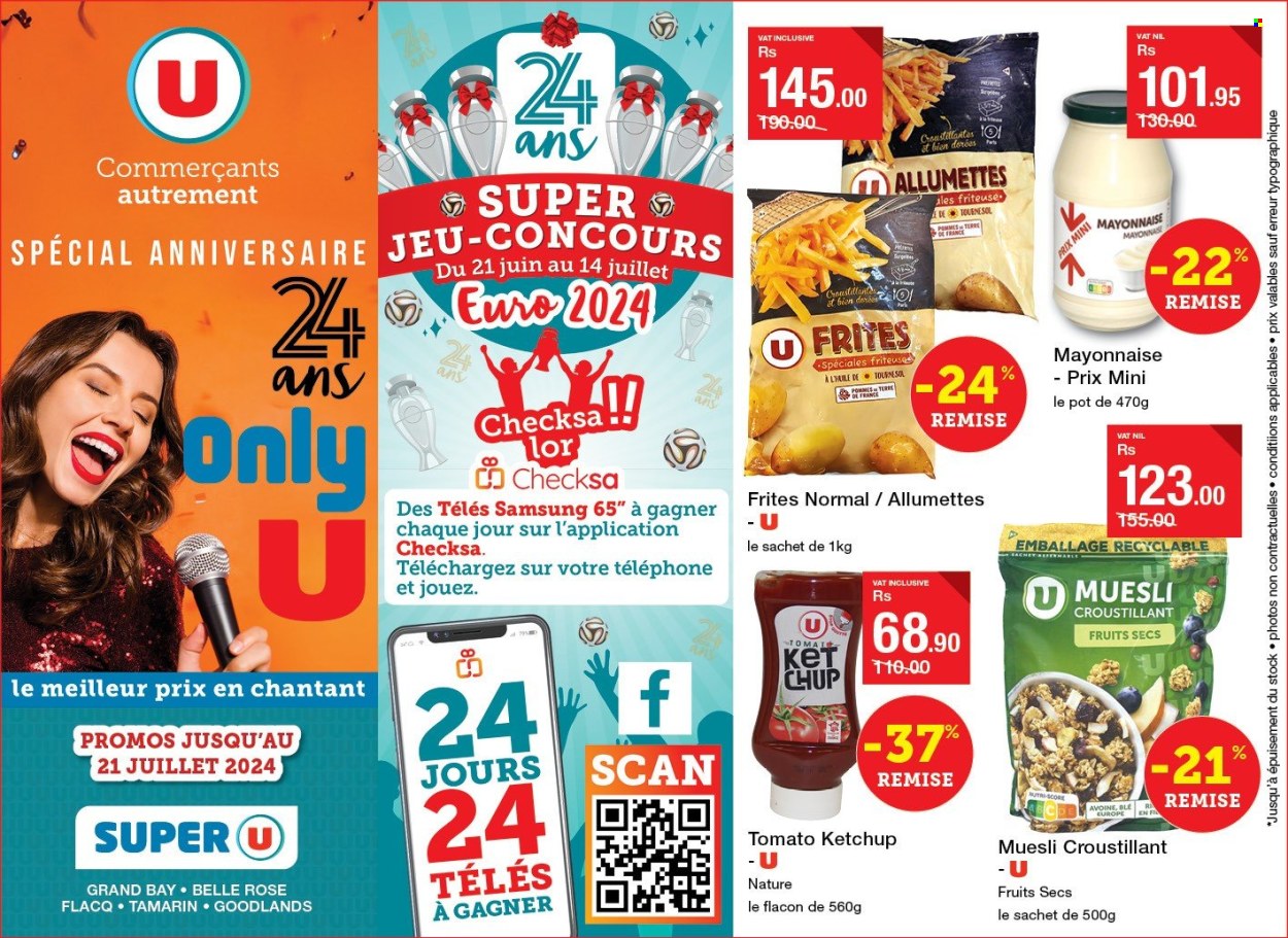 Super U catalogue - 6.07.2024 - 21.07.2024. Page 1