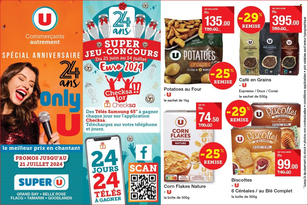 Super U catalogue - 8.07.2024 - 21.07.2024. Page 1