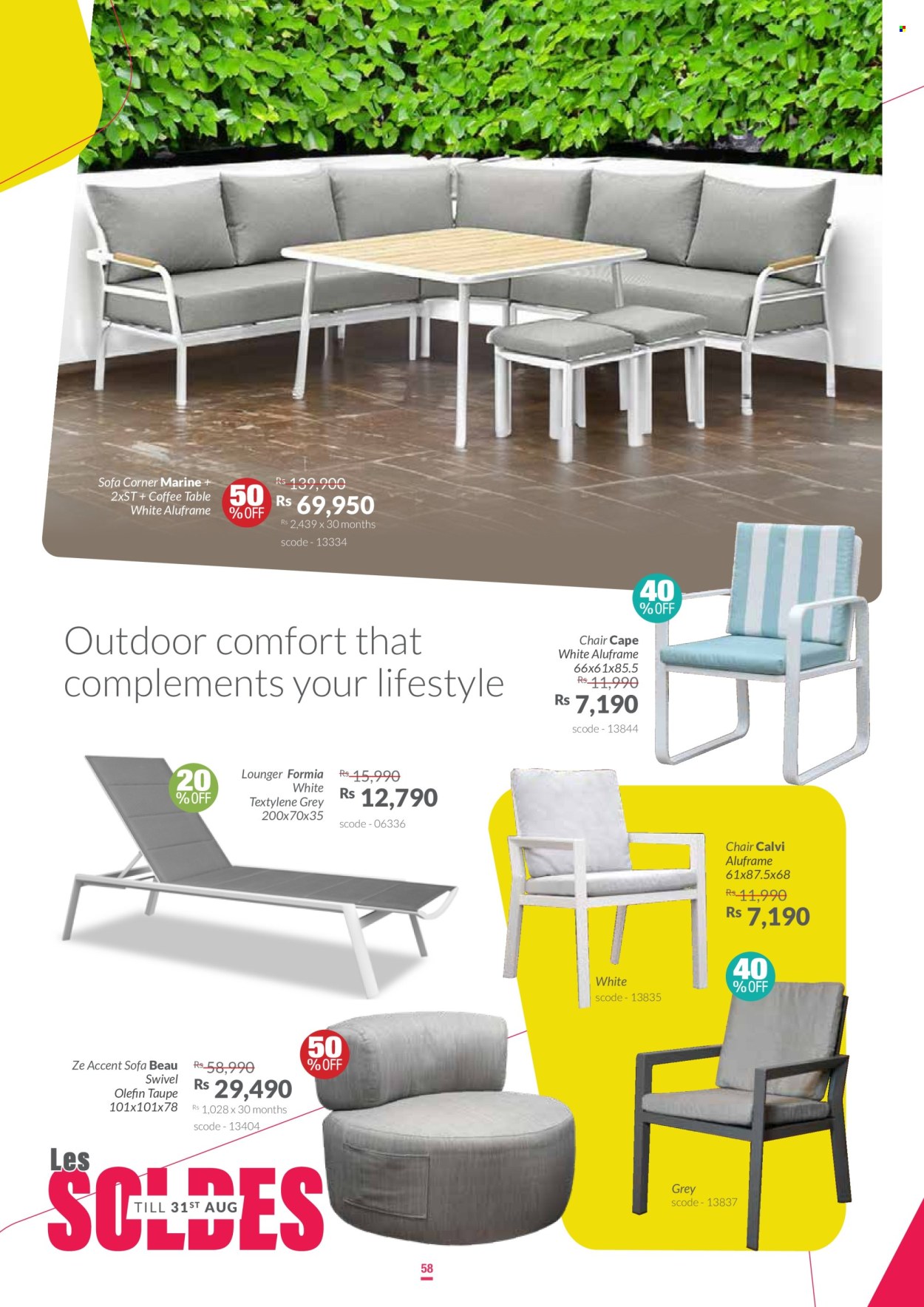 Teak World catalogue - 23.07.2024 - 31.08.2024. Page 58