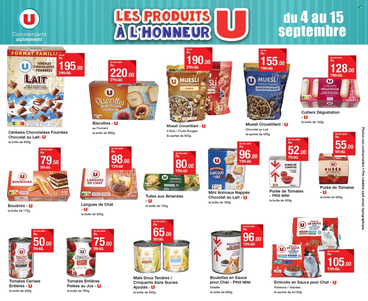Super U catalogue - 4.09.2024 - 15.09.2024. Page 1