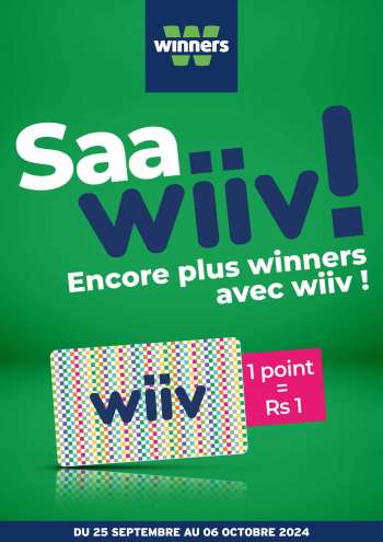 Catalogue Winner's - 25/09/2024 - 06/10/2024.