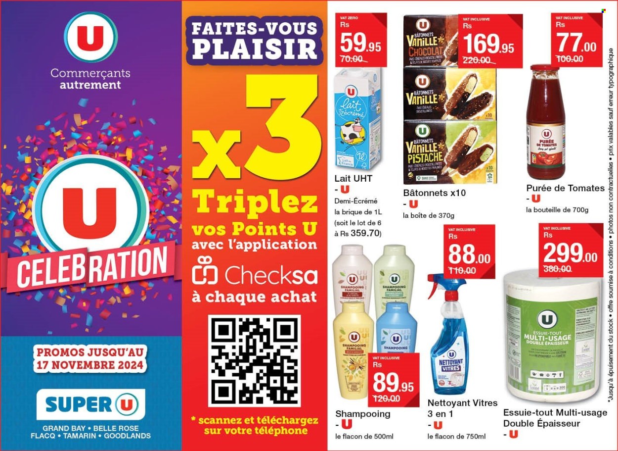 Super U catalogue - 3.11.2024 - 17.11.2024. Page 1