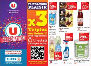 Catalogue Super U - 03/11/2024 - 17/11/2024.