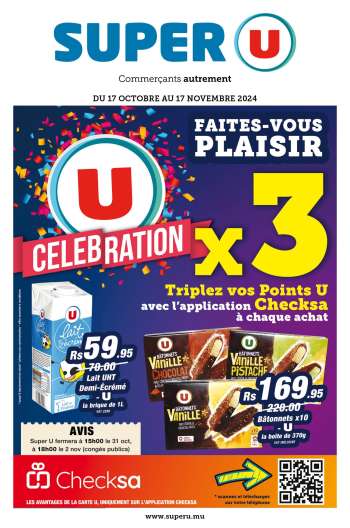 Catalogue Super U - 17/10/2024 - 17/11/2024.