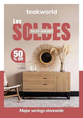 Catalogue Teak World - 28/07/2022 - 21/08/2022.