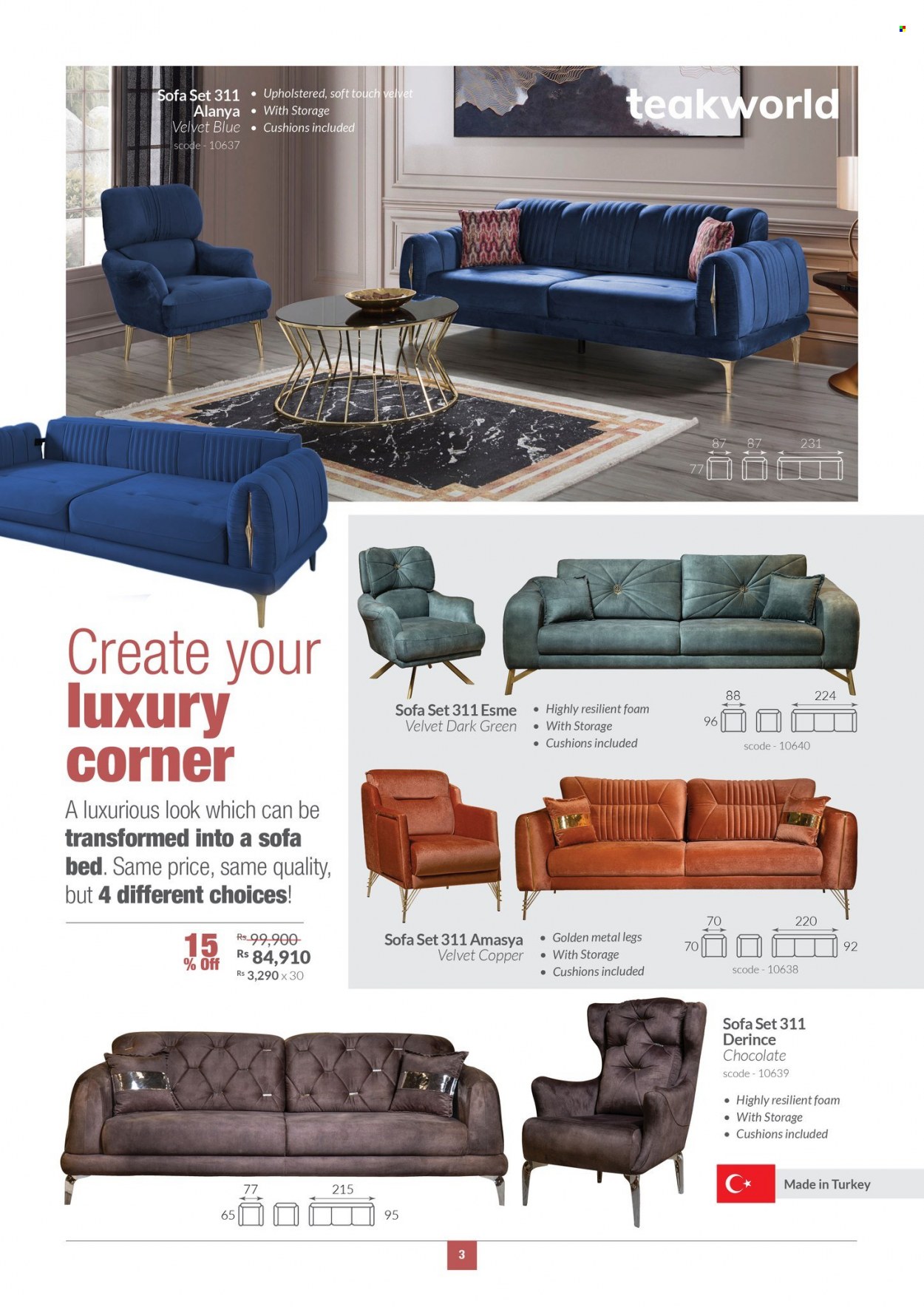 Teak World catalogue - 28.07.2022 - 21.08.2022. Page 3