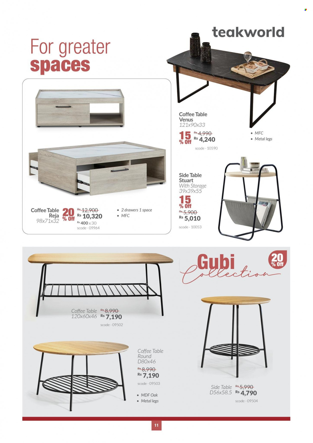 Teak World catalogue - 28.07.2022 - 21.08.2022. Page 11