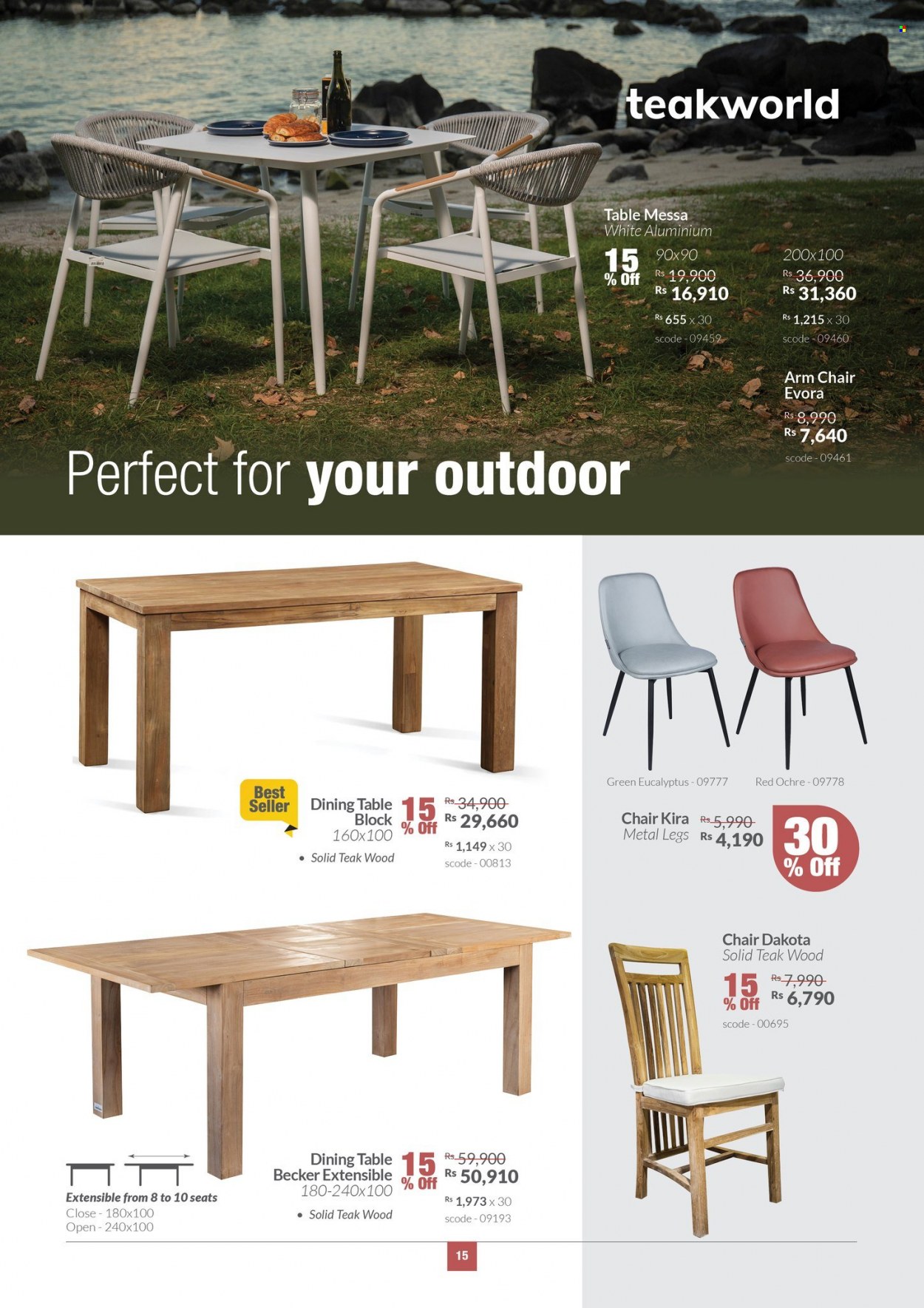 Teak World catalogue - 28.07.2022 - 21.08.2022. Page 15