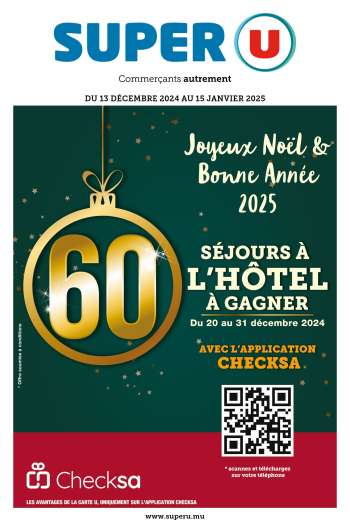 Catalogue Super U - 13/12/2024 - 15/01/2025.